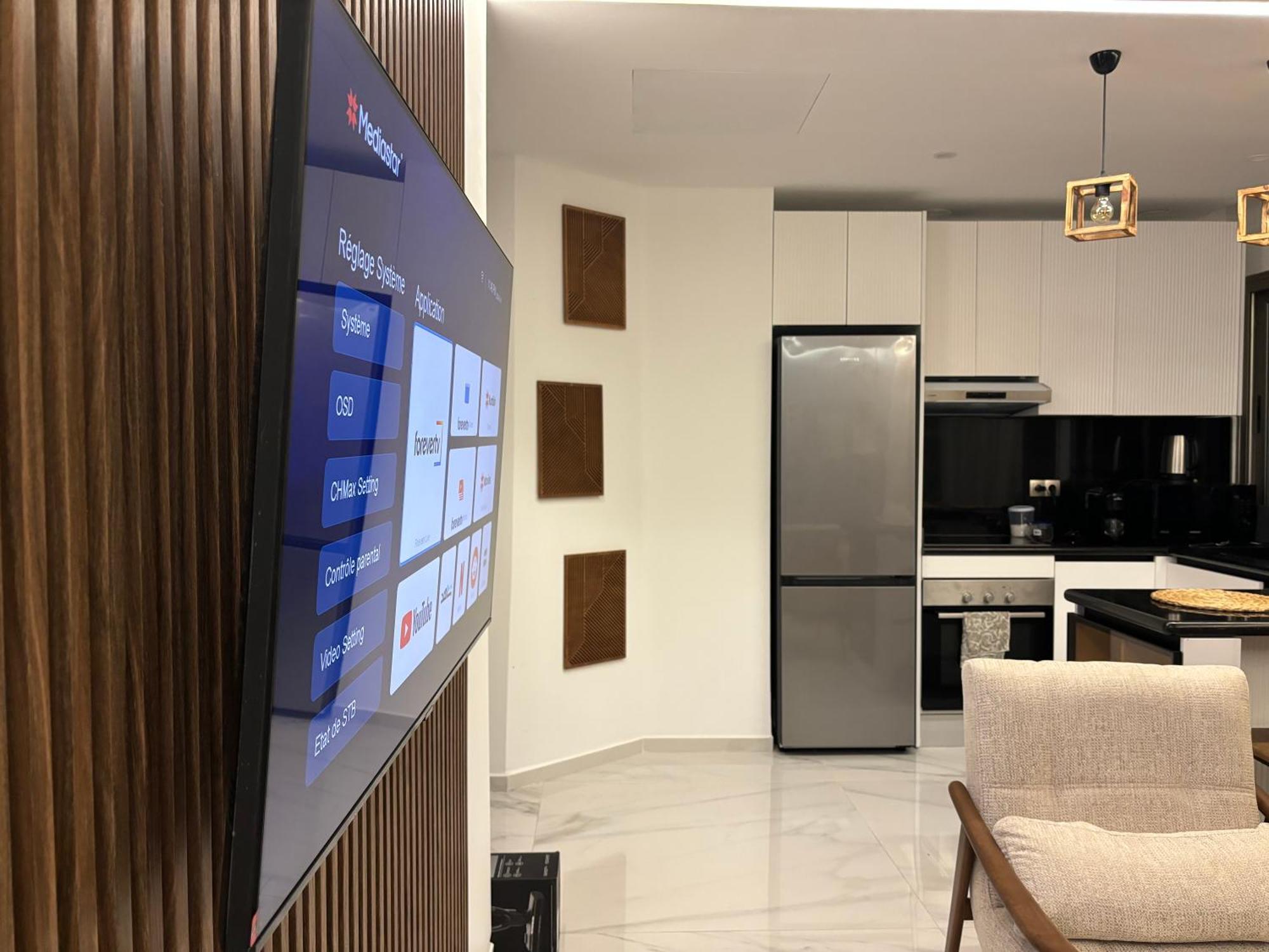 Marina View Residence Luxurious Studio Retreat With Stunning Ocean Views 1 Double Bedroom, 1 Convertible Couch Танжер Экстерьер фото